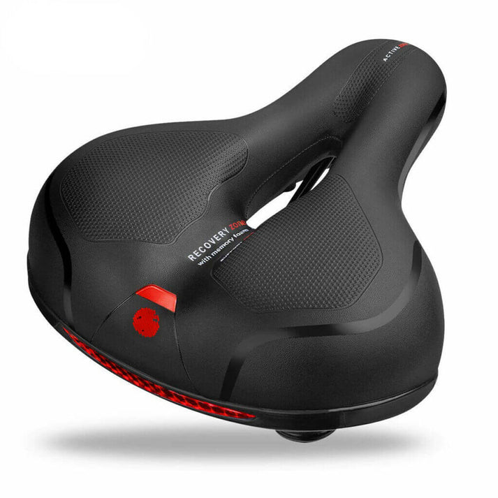 Ergonomické sedlo na kolo s gelovým polstrováním a konstrukcí tlumící nárazy pro pohodlnou jízdu na kole