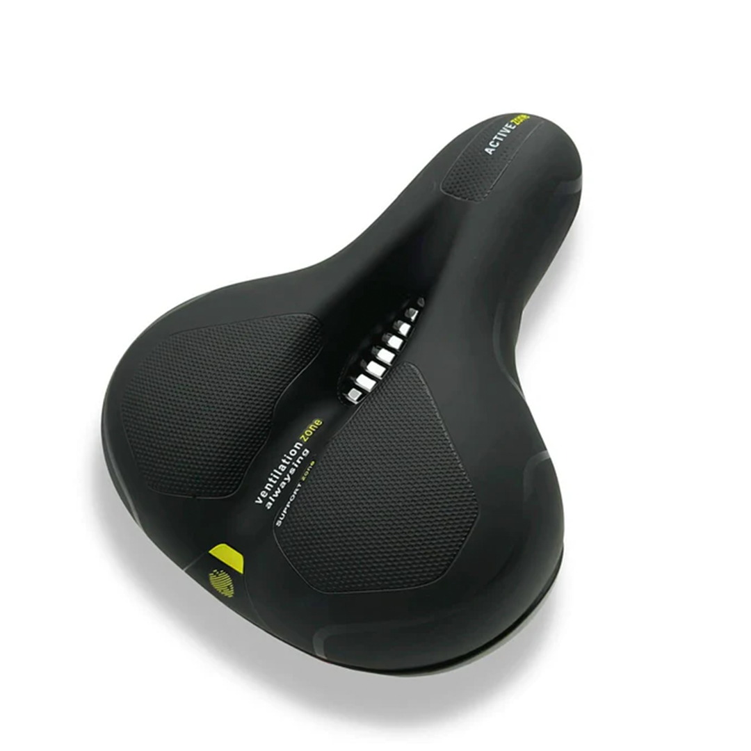 Ergonomické sedlo na kolo s gelovým polstrováním a konstrukcí tlumící nárazy pro pohodlnou jízdu na kole