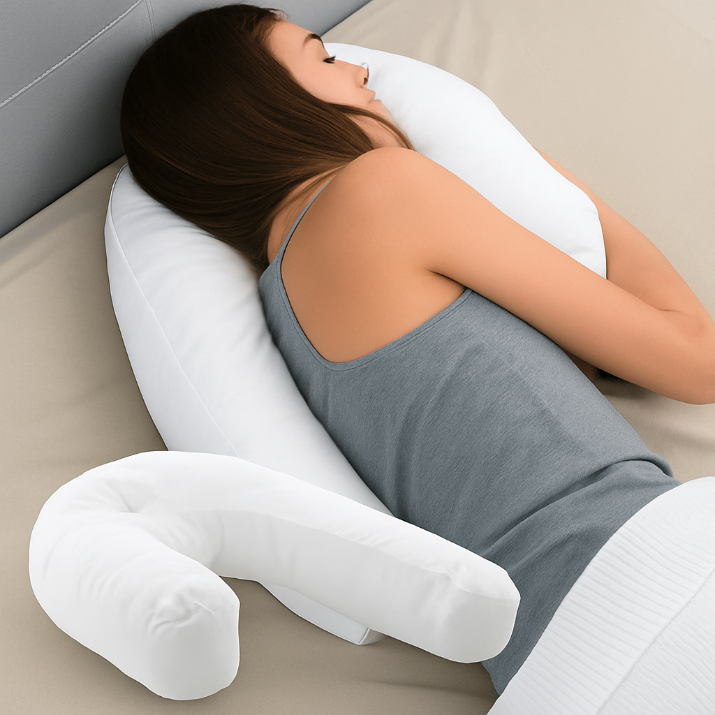Ergonomický polštář pro spánek na boku