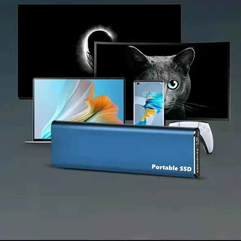 Externí pevný disk 4TB USB-C přenosné datové úložiště