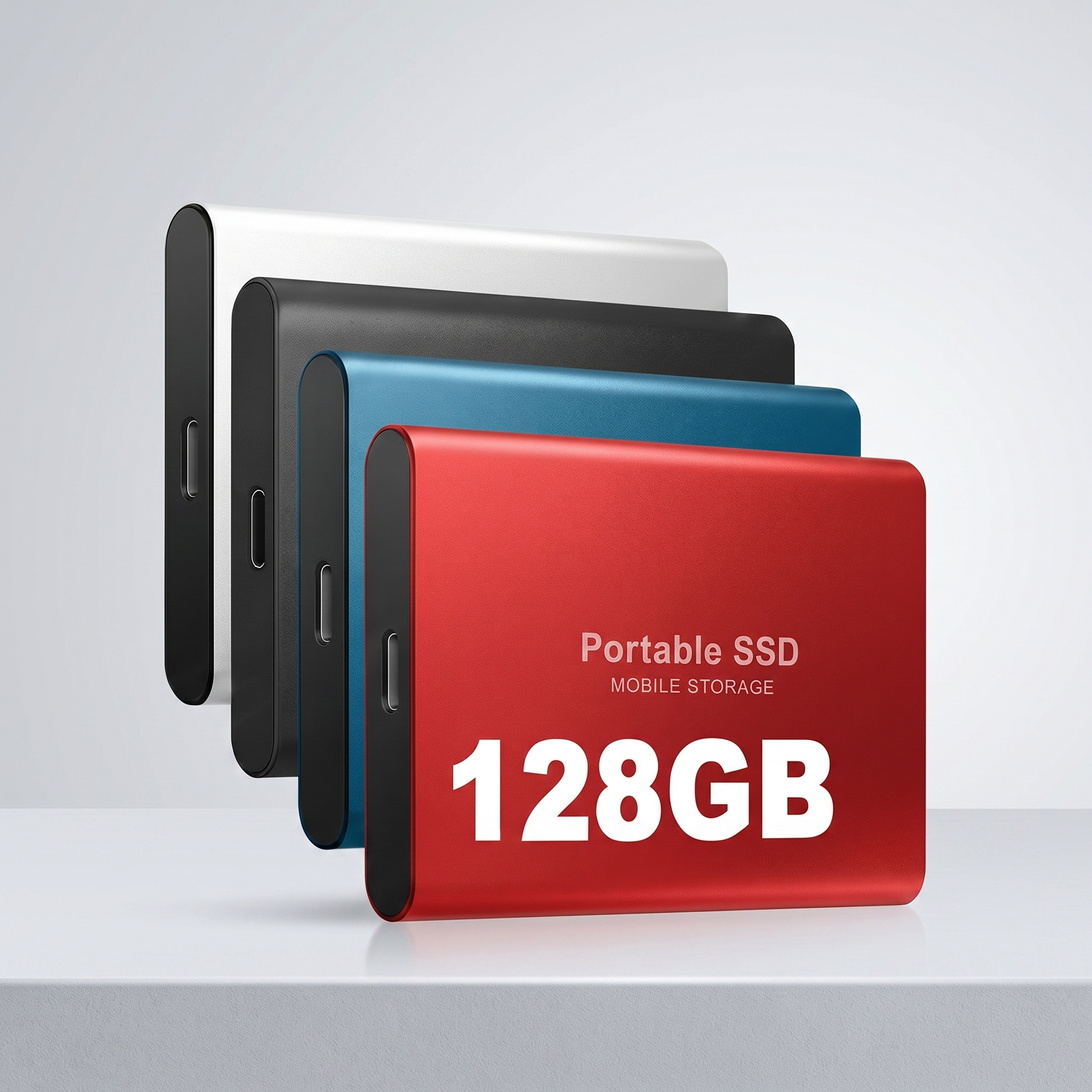 Externí SSD disk s přenosovou rychlostí 1050 MB/s | Přenosné úložiště 128 GB pro rychlý přístup k datům