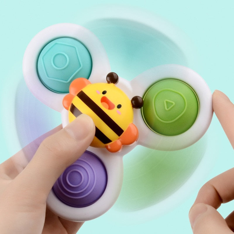 Fidget hračka spinner s přísavkou