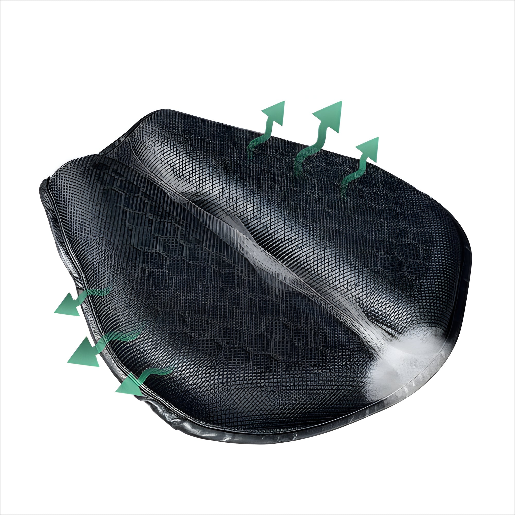 Gelový podsedák na motocykl pro dlouhé cesty, prodyšný design ve tvaru okvětních lístků