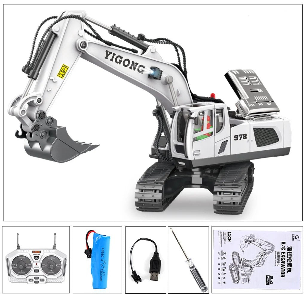 Hydraulické celokovové rypadlo G308H 1/14 RTR
