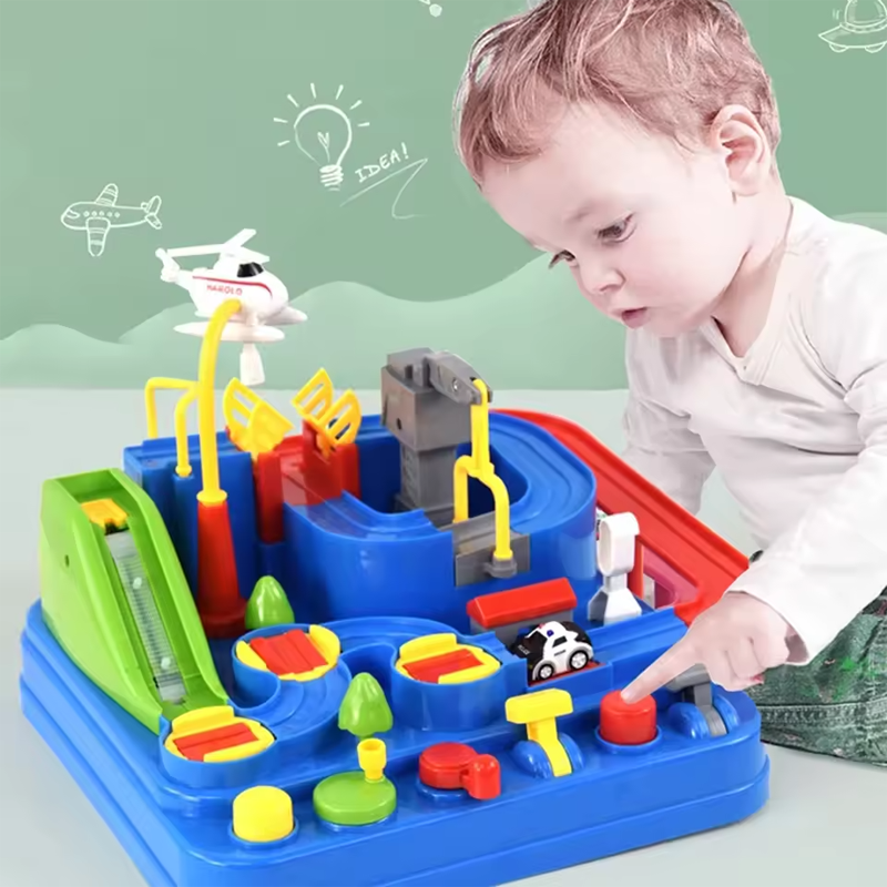 Interaktivní pedagogická dobrodružná autodráha