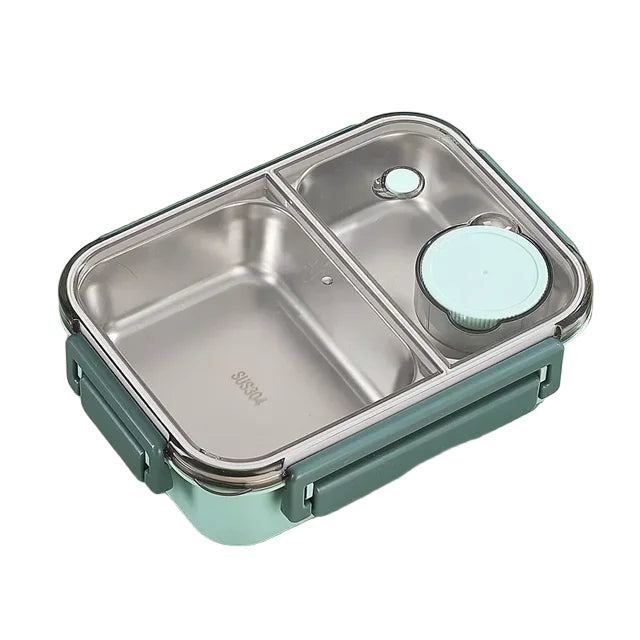 Izolovaný svačinový box z nerezové oceli s bento designem
