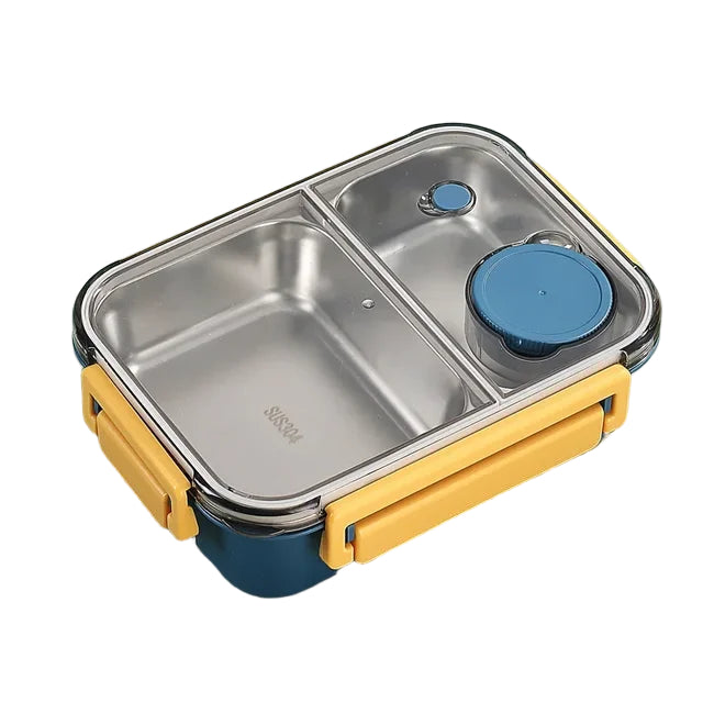 Izolovaný svačinový box z nerezové oceli s bento designem