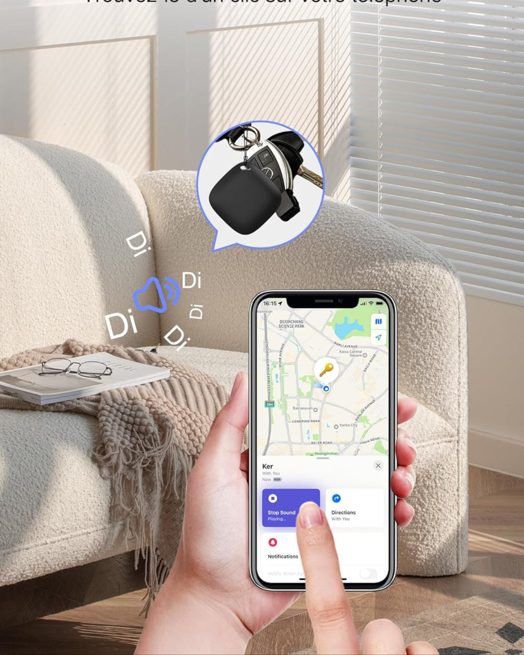 Kompaktní GPS tracker pro domácí mazlíčky, děti a cennosti