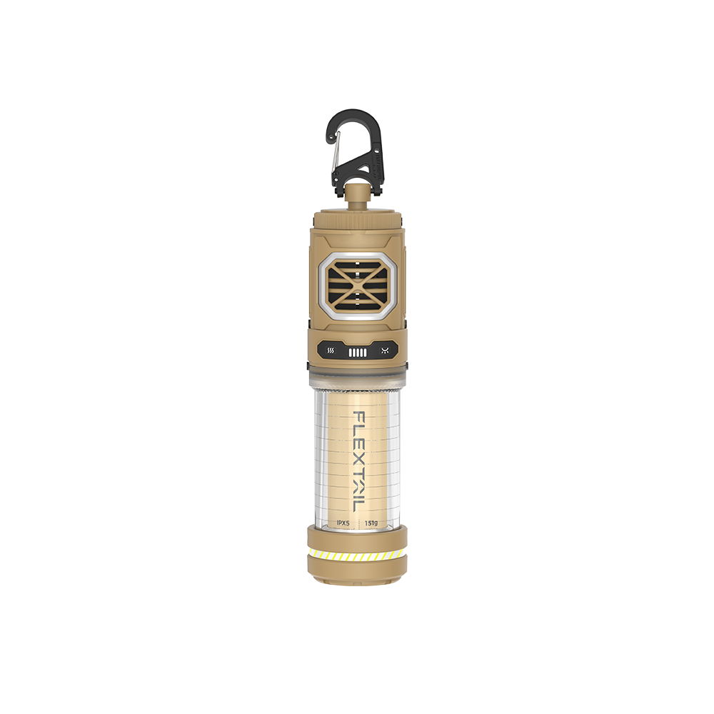 Kompaktní přenosná venkovní lampa proti komárům 2 v 1
