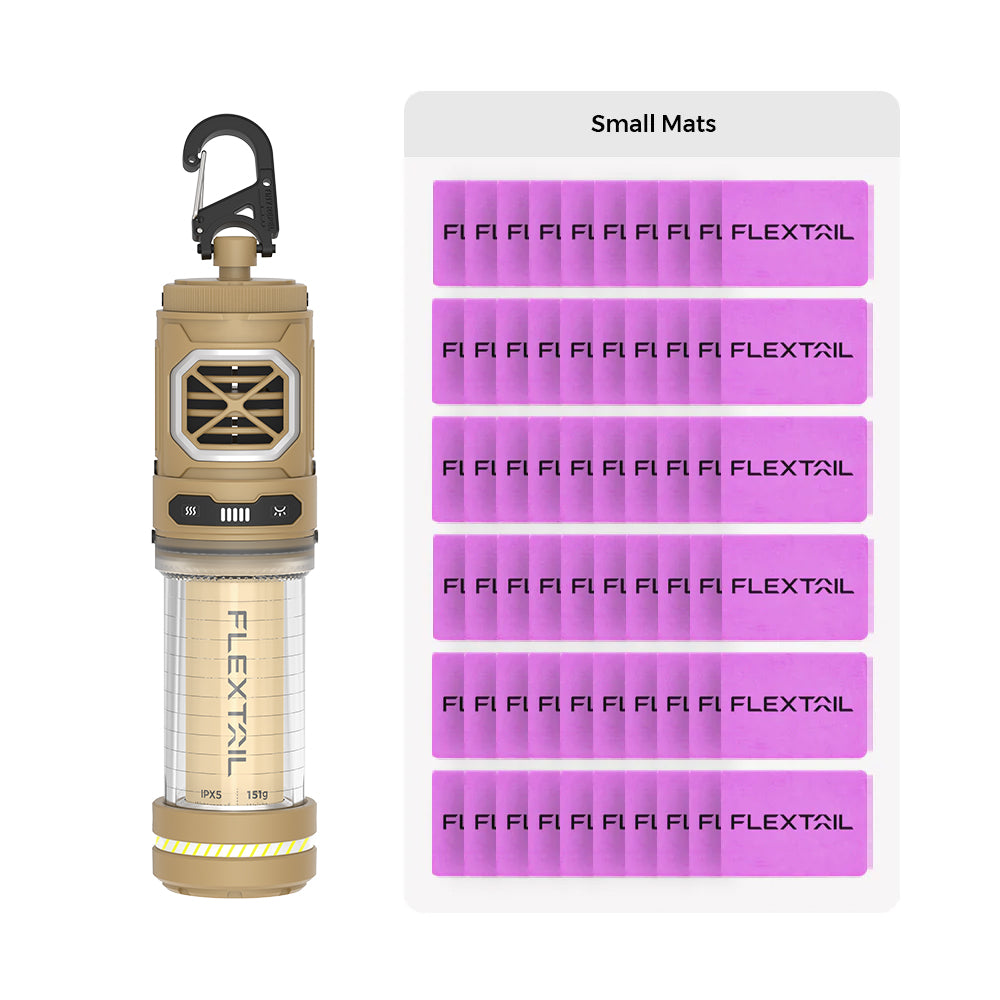 Kompaktní přenosná venkovní lampa proti komárům 2 v 1