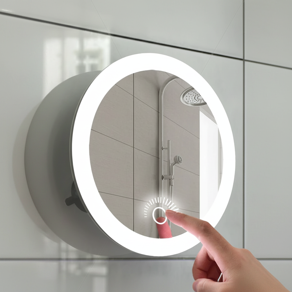 Kosmetické zvětšovací zrcátko 10x s LED osvětlením