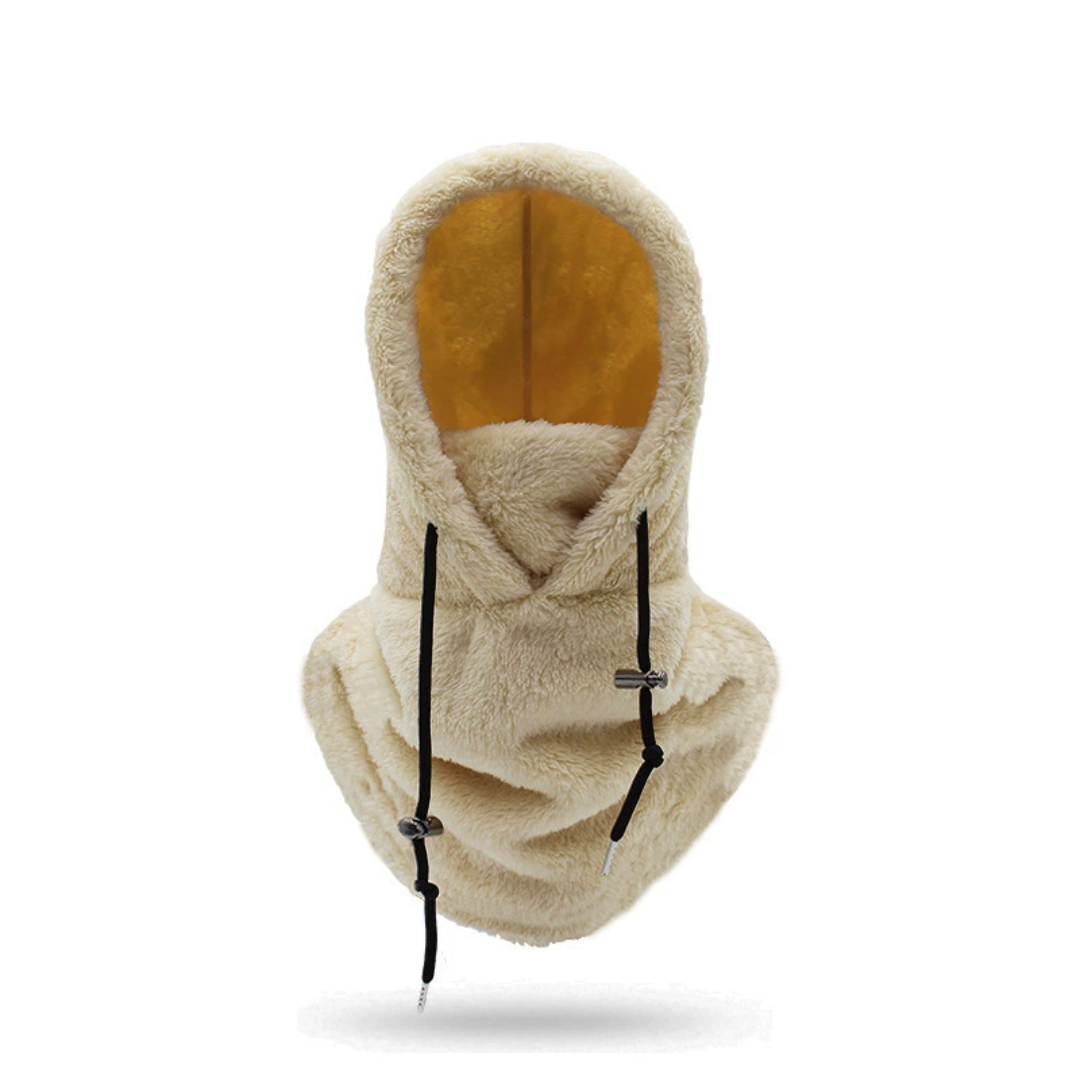 Kukla s kapucí ze sherpa fleecu | Polární fleece pro zimní a lyžařskou ochranu