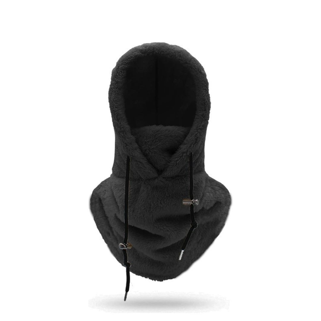Kukla s kapucí ze sherpa fleecu | Polární fleece pro zimní a lyžařskou ochranu
