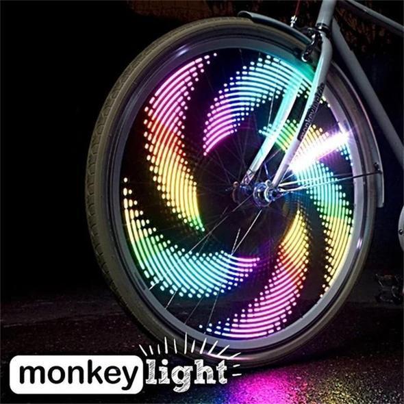 LED světla do výpletu kola s 3D efektem