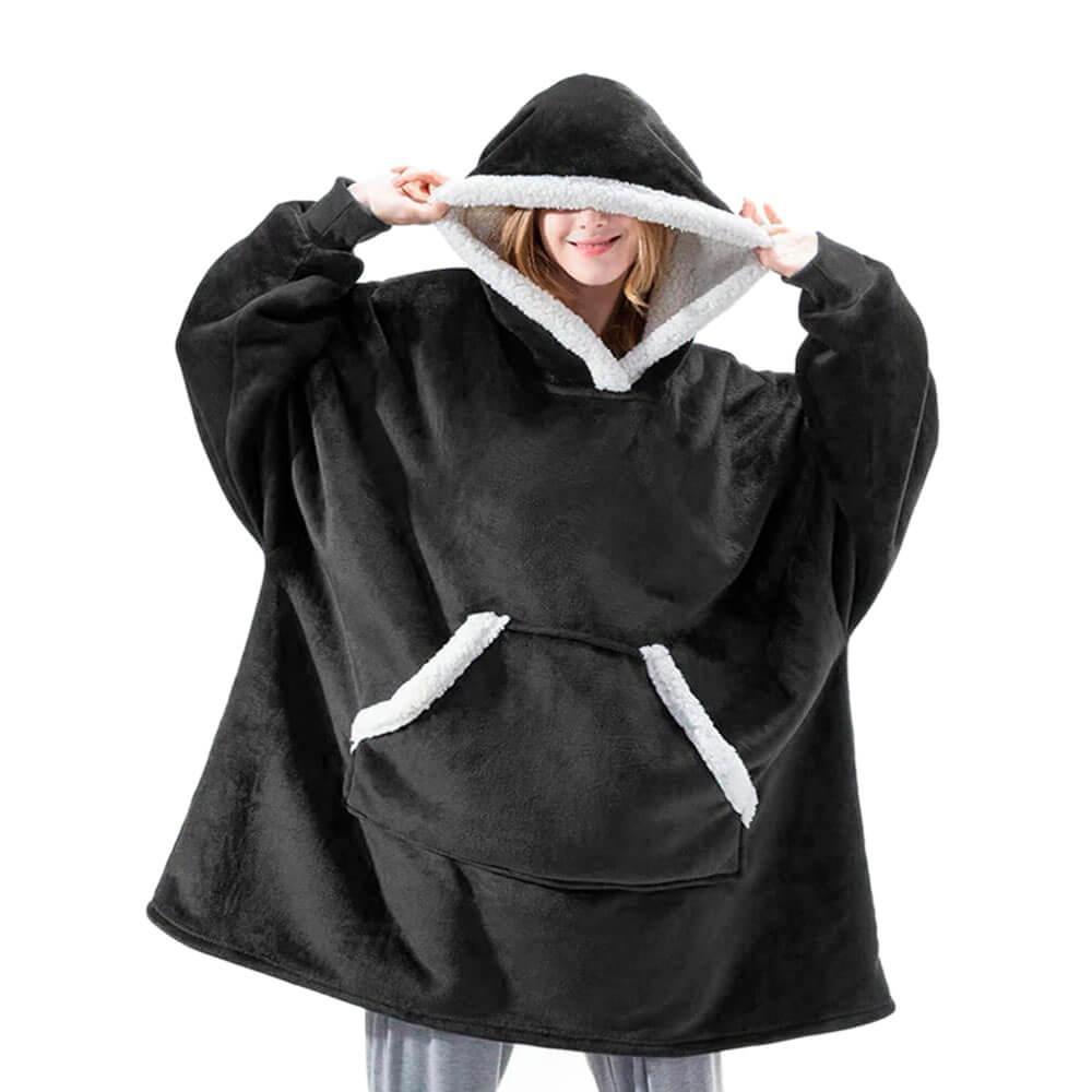 Luxusní hřejivá zimní mikinová deka