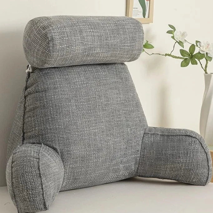 Luxusní opěrný polštář – ergonomická opěrka s nastavitelnou opěrkou hlavy a pratelným potahem