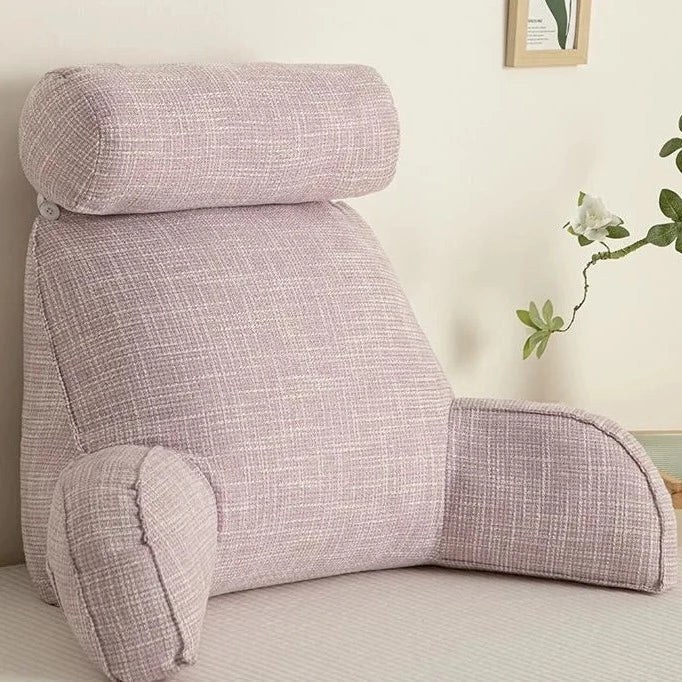 Luxusní opěrný polštář – ergonomická opěrka s nastavitelnou opěrkou hlavy a pratelným potahem
