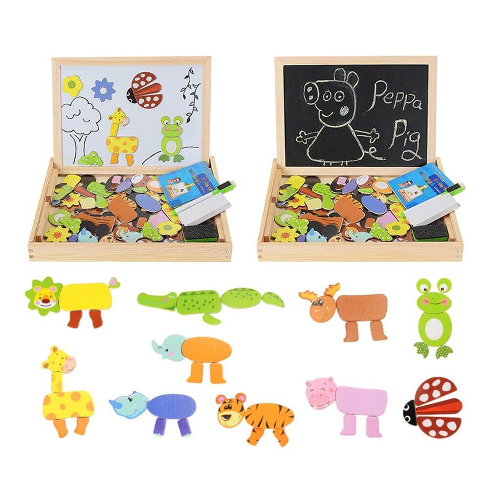 Magnetická kreslicí a puzzle tabule
