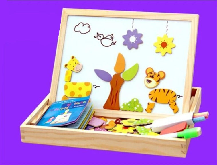 Magnetická kreslicí a puzzle tabule