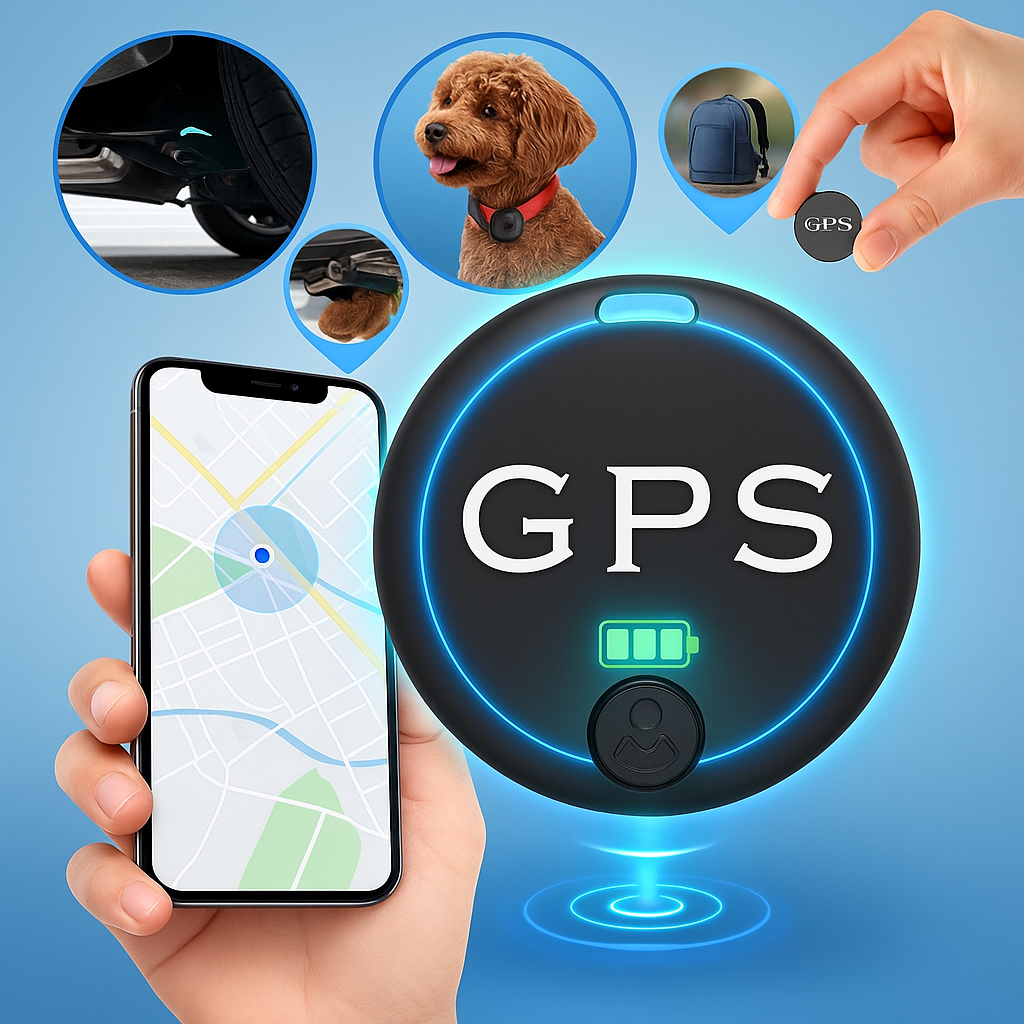 Magnetický GPS tracker pro auta a domácí mazlíčky