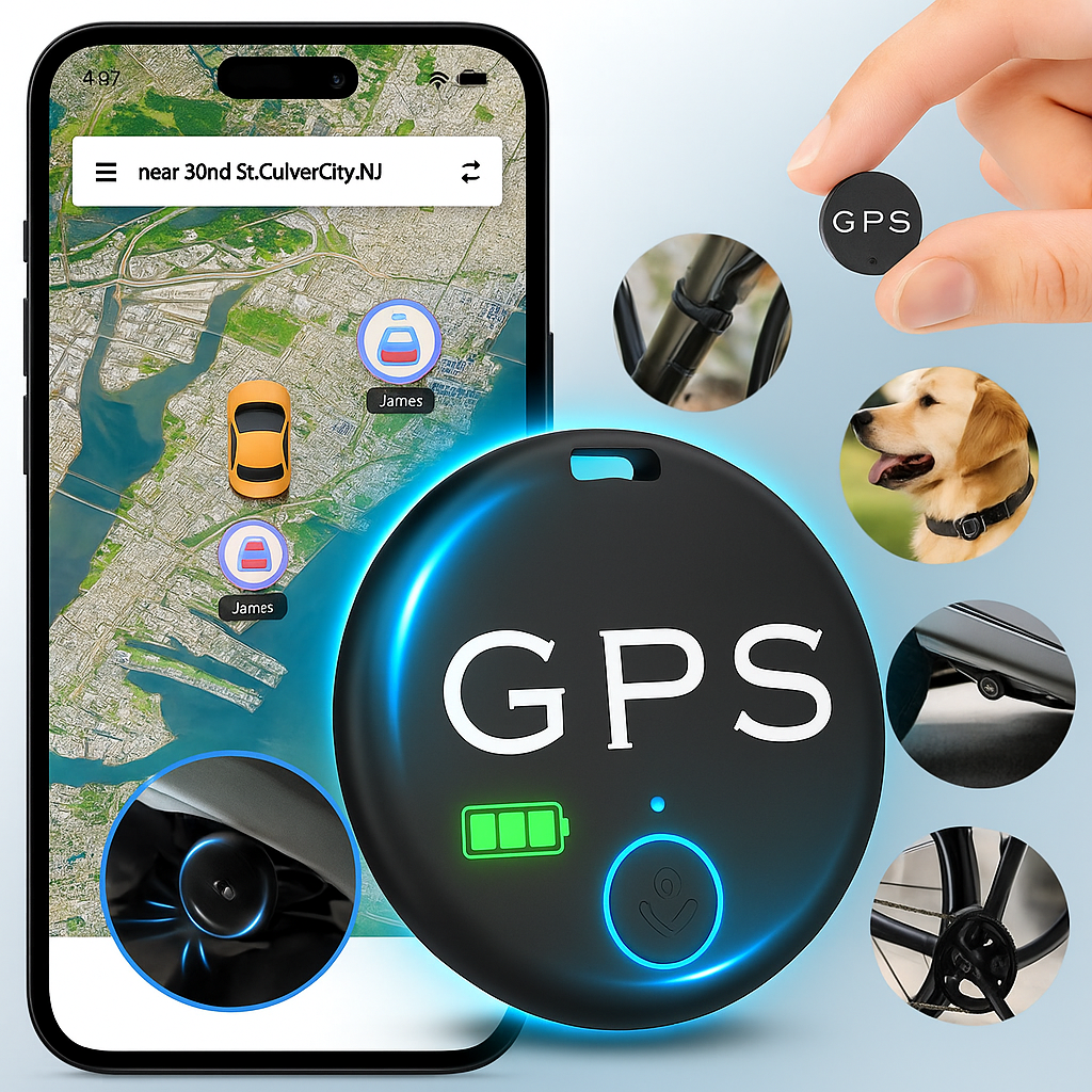 Magnetický GPS tracker pro auta a domácí mazlíčky