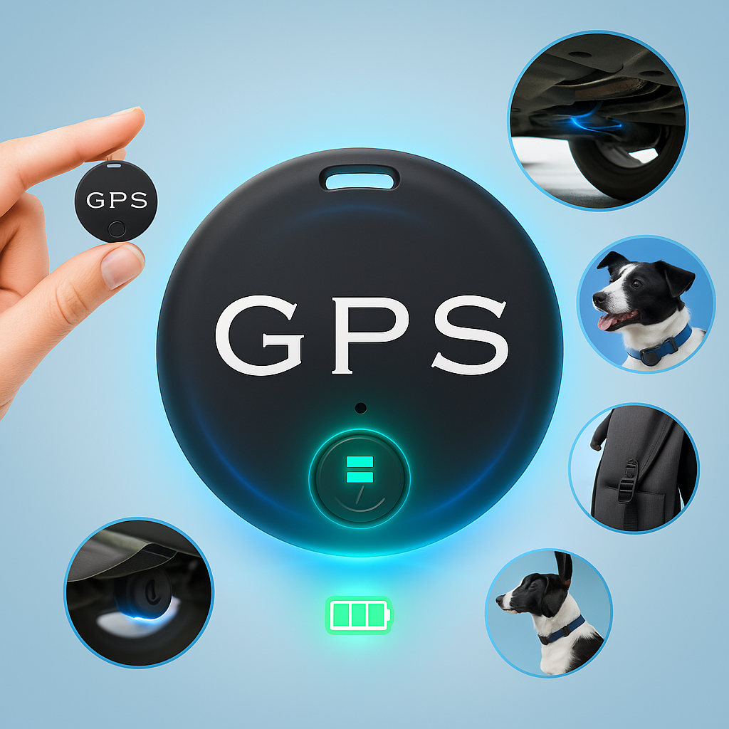 Magnetický GPS tracker pro auta a domácí mazlíčky