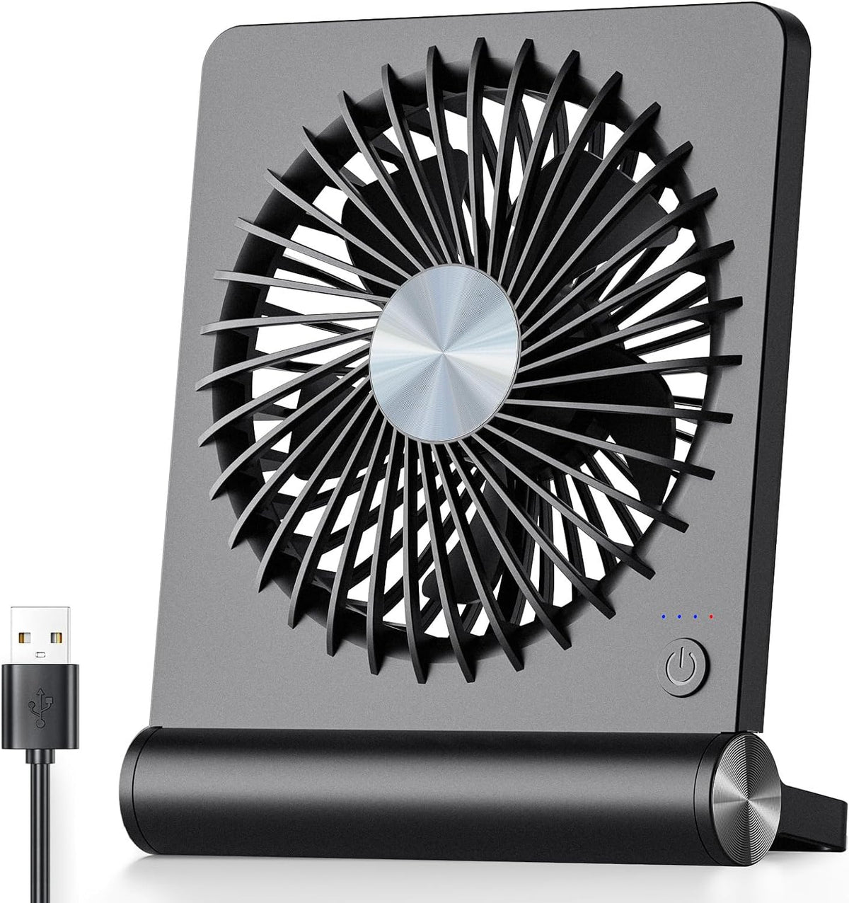 Malý ultra tichý stolní ventilátor s silným proudem vzduchu