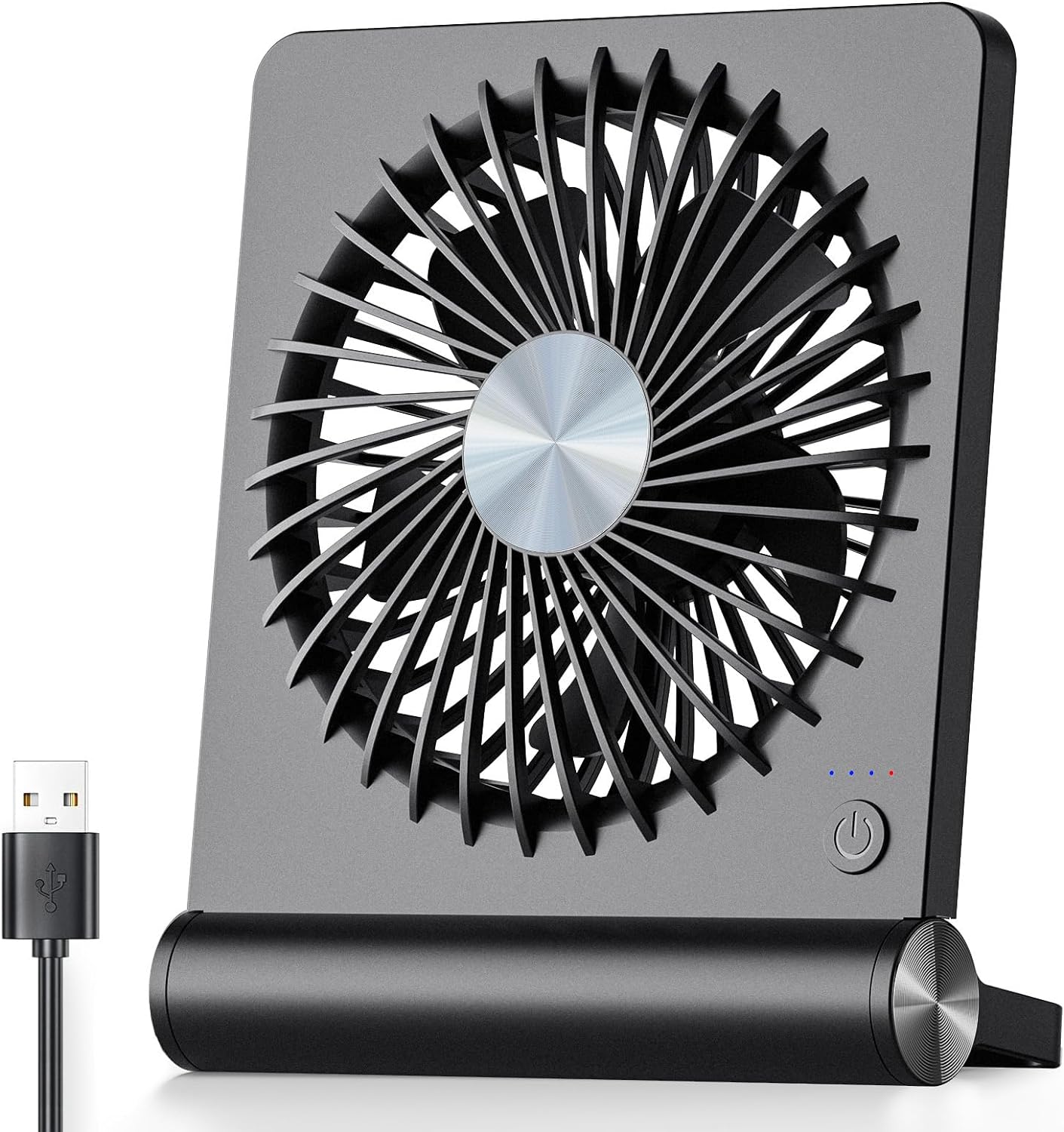 Malý ultra tichý stolní ventilátor s silným proudem vzduchu