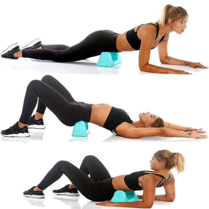 Masážní pomůcka na uvolnění bedrokyčelního svalu (psoas) a hloubkovou masáž tkání