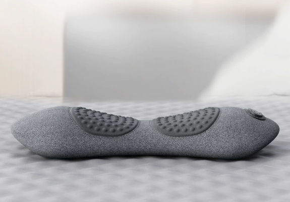 Masážní přístroj na záda 3 v 1 s vyříváním a vibracemi - ergonomická hloubková masáž na záda a krk