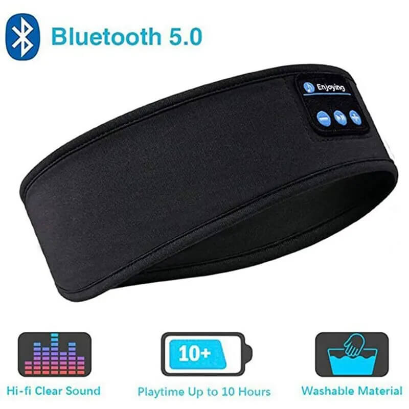 Maska na oči na spaní sluchátky Bluetooth