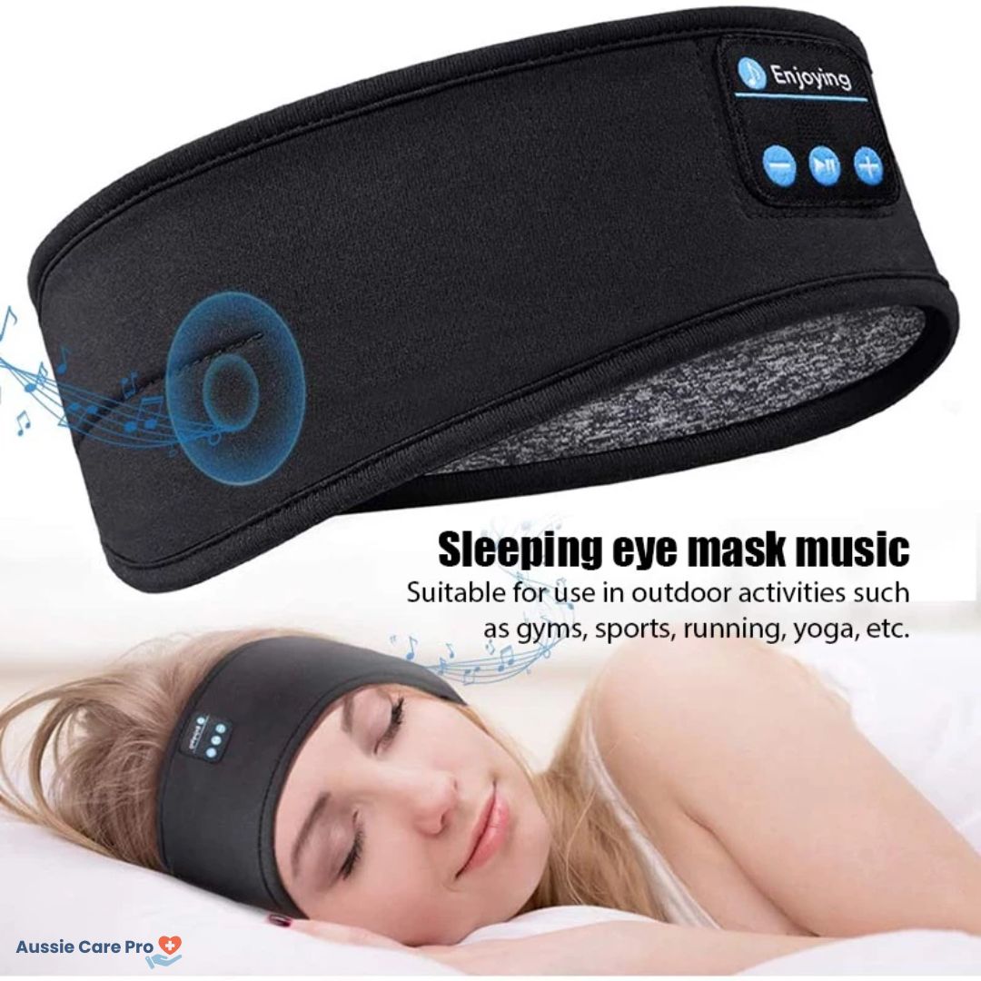 Maska na oči na spaní sluchátky Bluetooth
