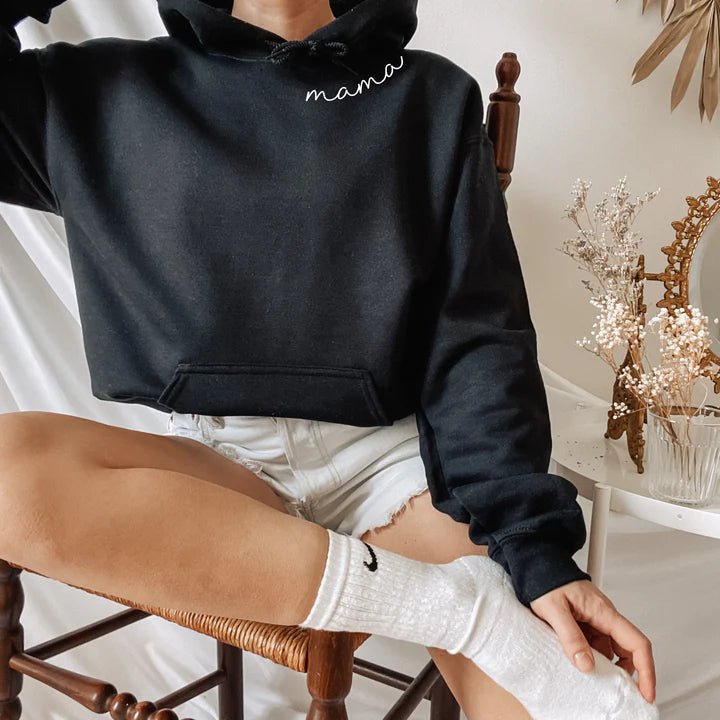 Mikina s možností personalizace jmény na rukávu