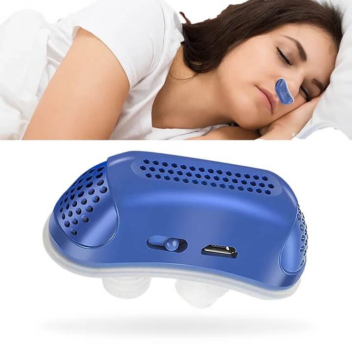 Mikro CPAP přístroj proti spánkové apnoe s funkcí USB nabíjení – kompaktní, přenosný a tichý pro lepší spánek