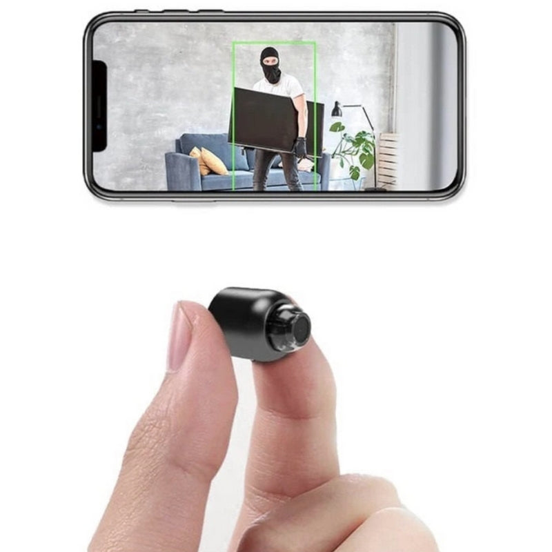 Mini bezpečnostní Wi-Fi kamera s upozorněními v reálném čase a nočním viděním