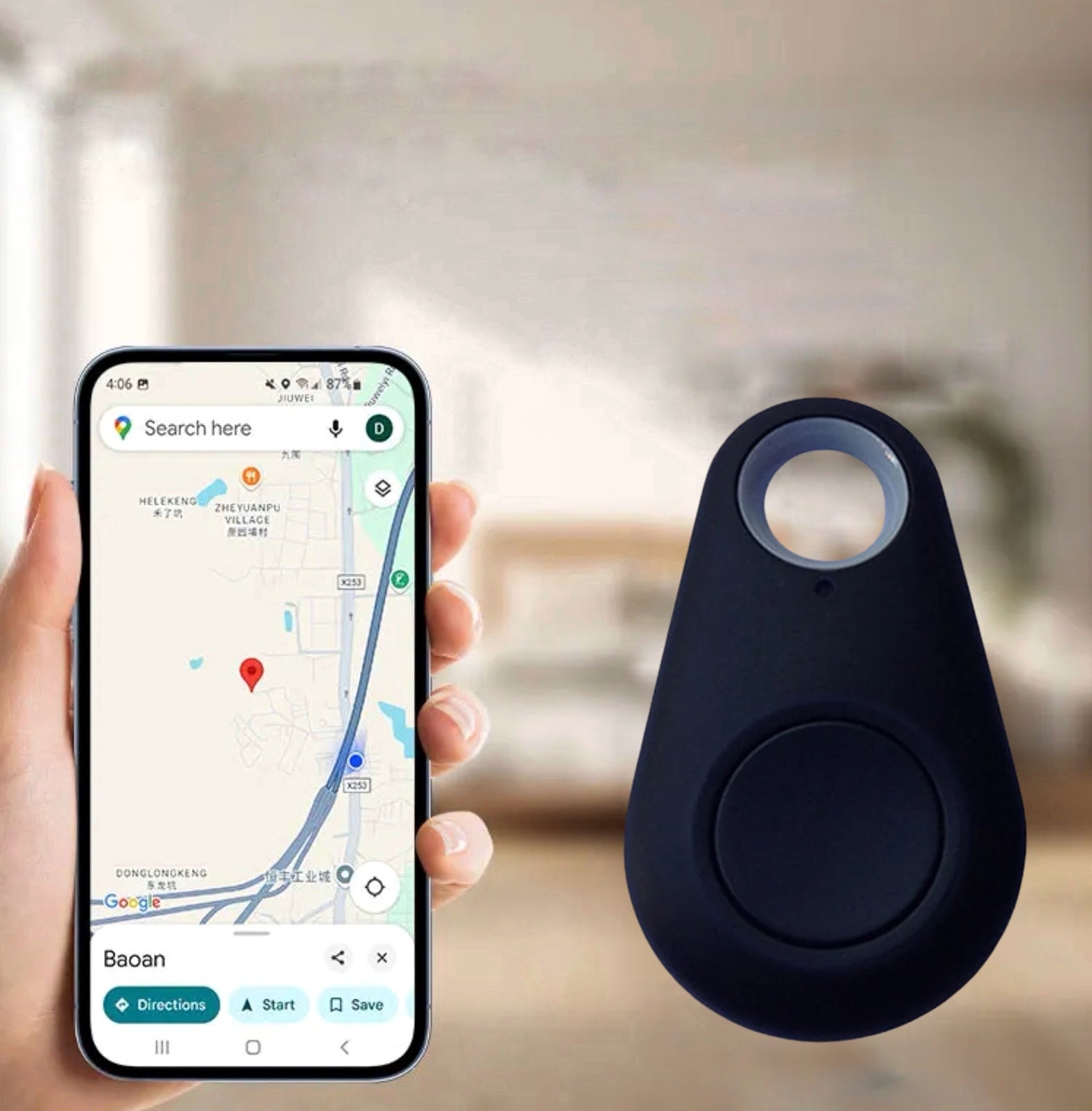 Mini GPS sledovací zařízení pro děti s lokalizací v reálném čase a funkcí SOS