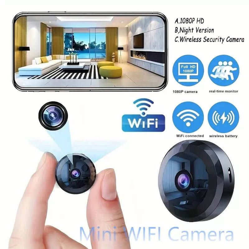 Mini WiFi kamera pro diskrétní sledování s rozlišením 1080P HD