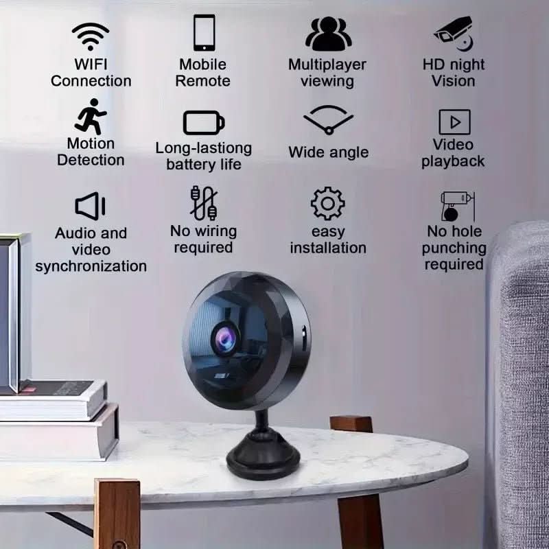 Mini WiFi kamera pro diskrétní sledování s rozlišením 1080P HD