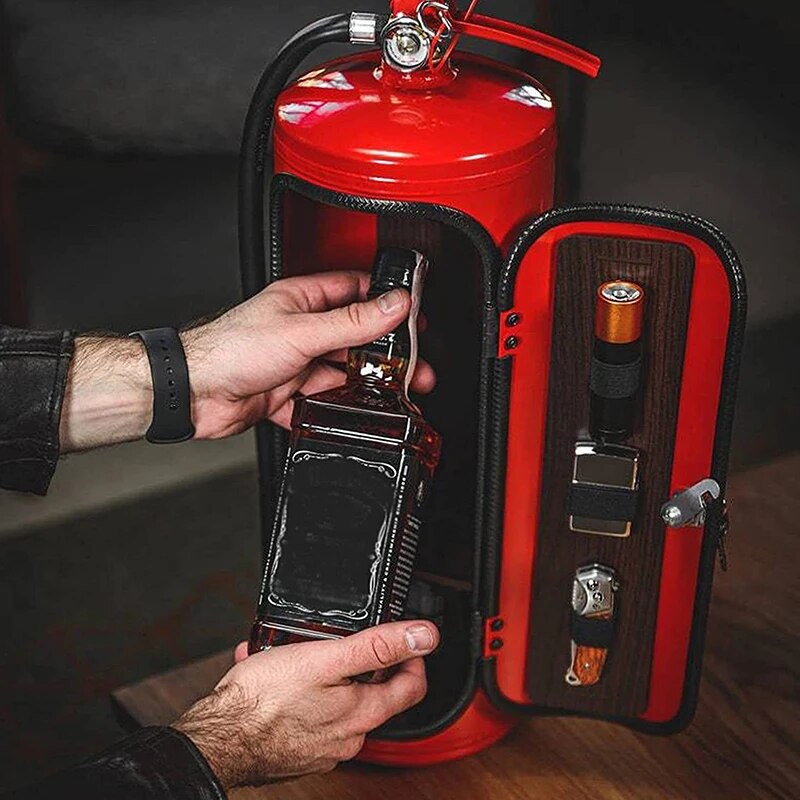 Minibar ve stylu hasicího přístroje