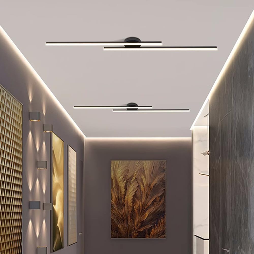 Moderní hliníkové stropní LED svítidlo přisazené