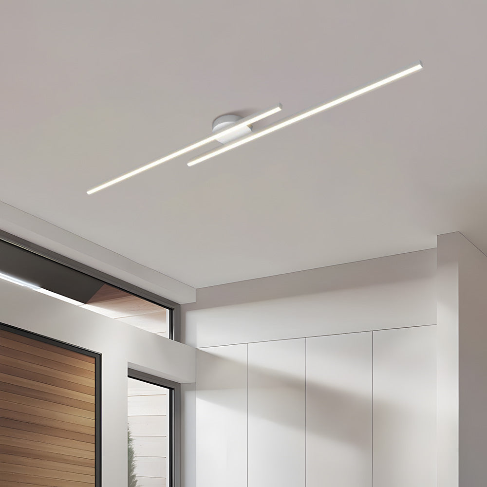 Moderní hliníkové stropní LED svítidlo přisazené