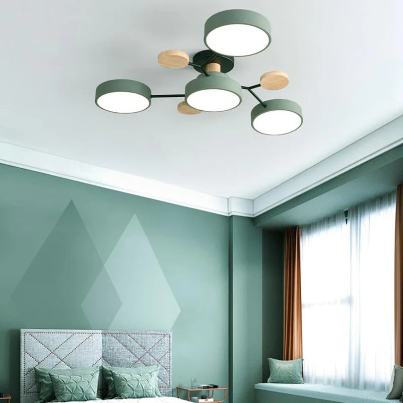Moderní LED přisazené stropní svítidlo Halo pro elegantní prostory