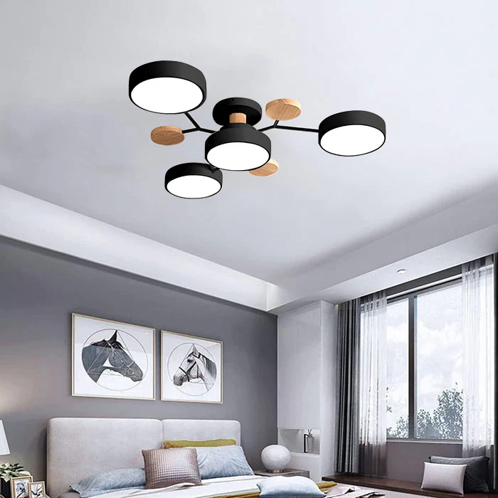 Moderní LED přisazené stropní svítidlo Halo pro elegantní prostory
