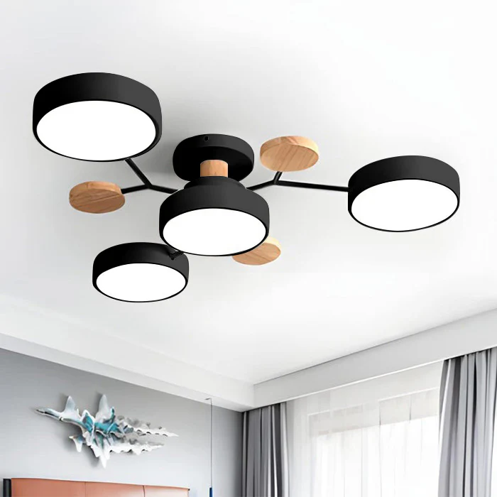 Moderní LED přisazené stropní svítidlo Halo pro elegantní prostory
