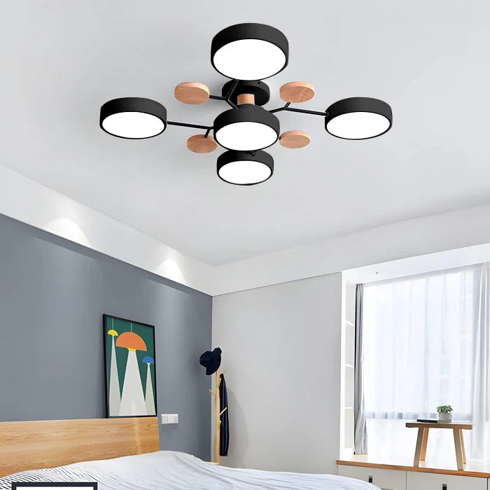 Moderní LED přisazené stropní svítidlo Halo pro elegantní prostory