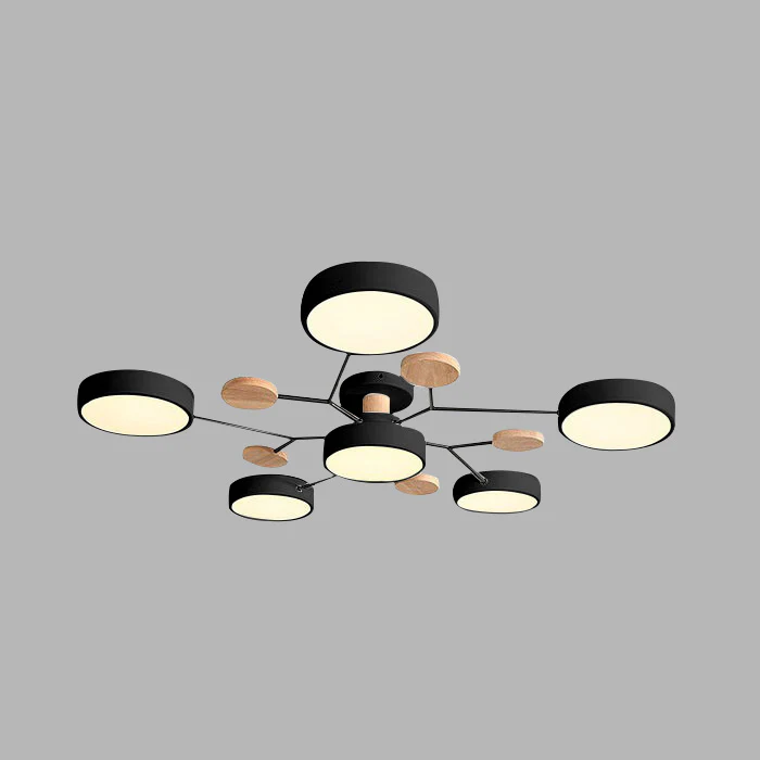 Moderní LED přisazené stropní svítidlo Halo pro elegantní prostory