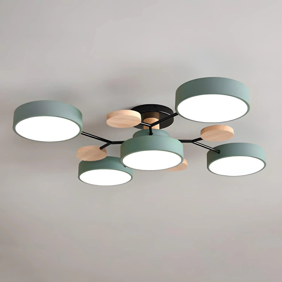 Moderní LED přisazené stropní svítidlo Halo pro elegantní prostory