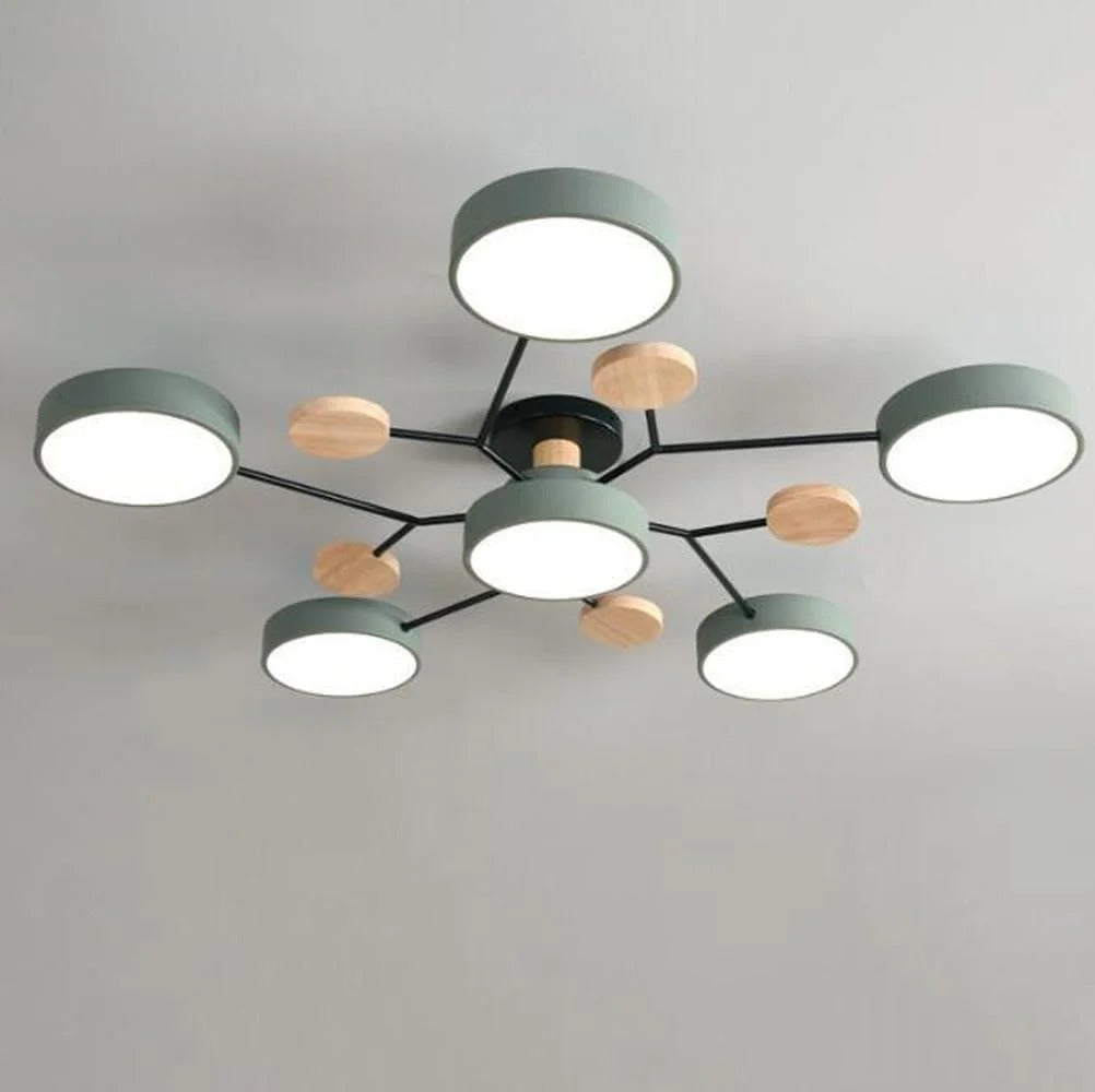 Moderní LED přisazené stropní svítidlo Halo pro elegantní prostory