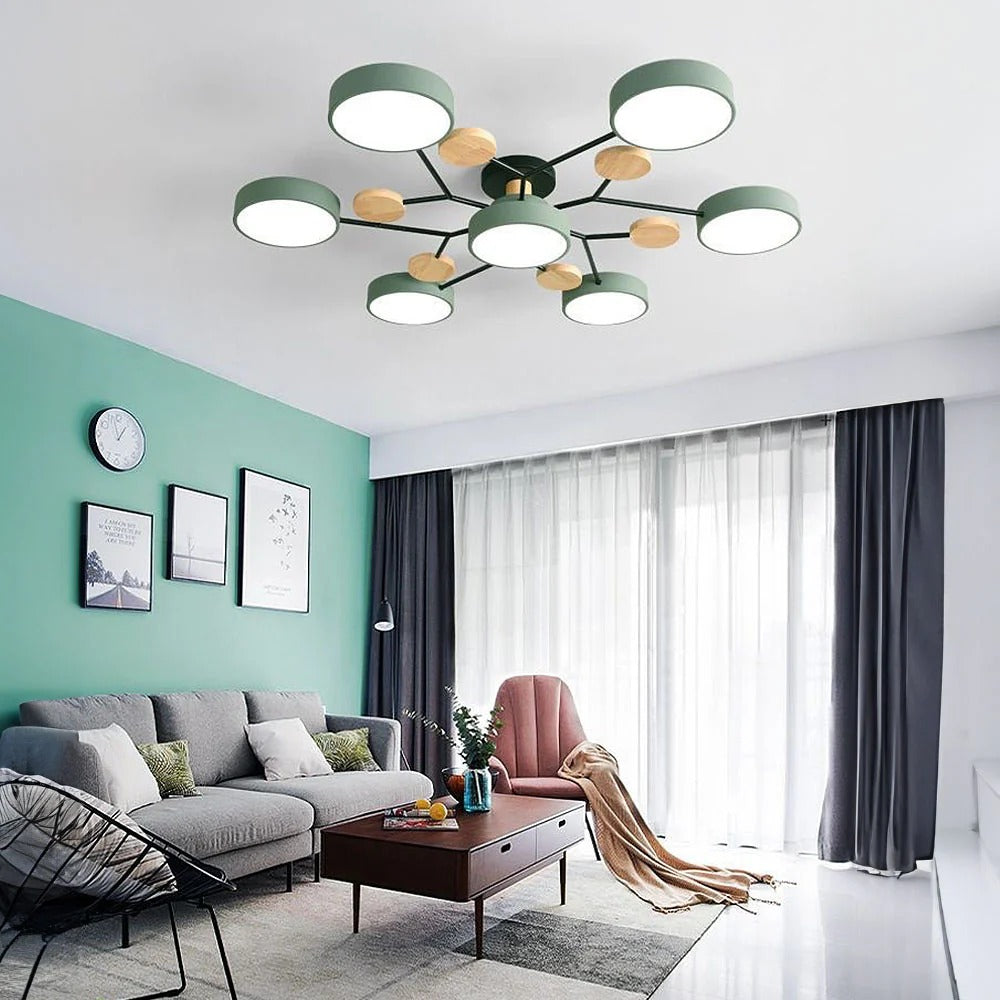 Moderní LED přisazené stropní svítidlo Halo pro elegantní prostory