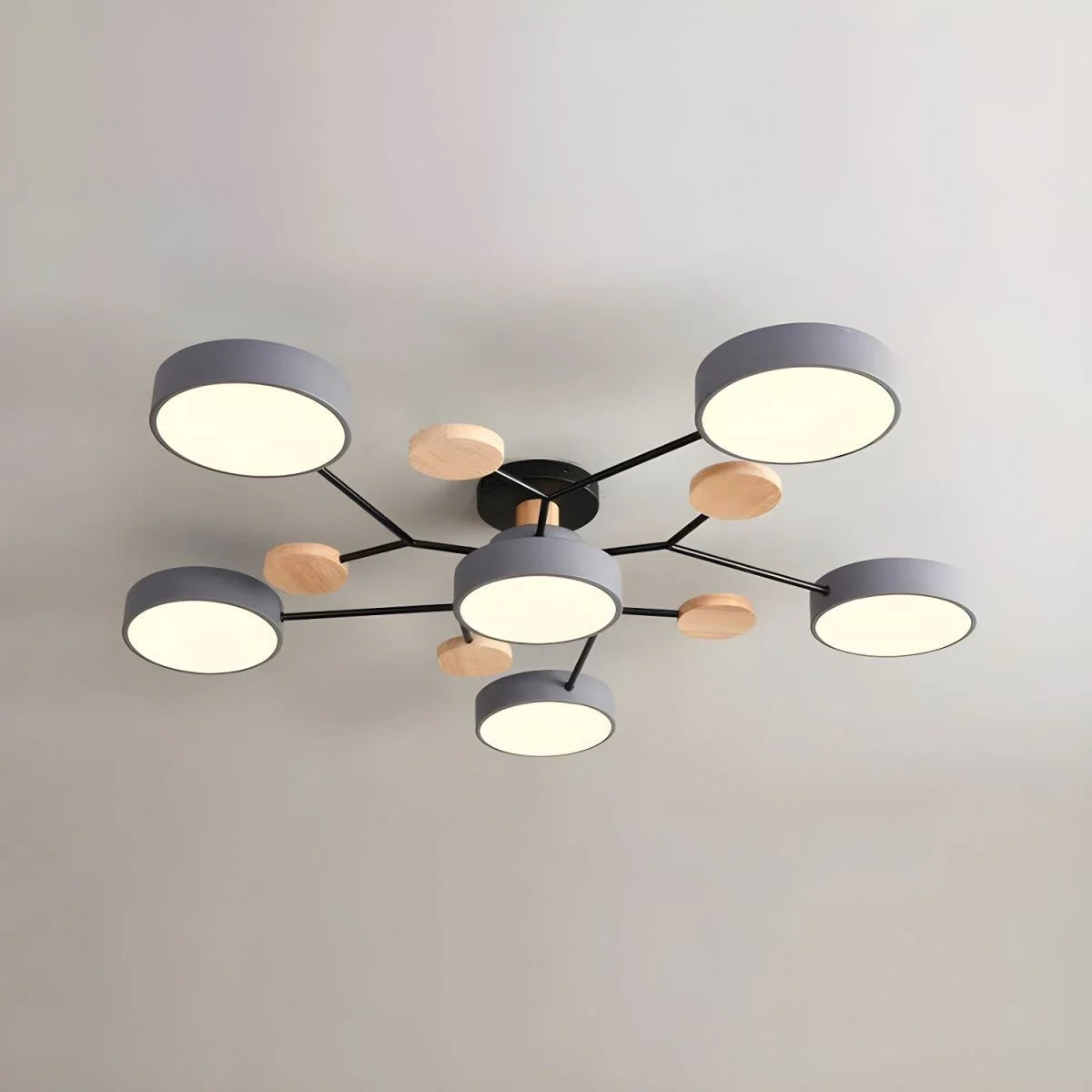 Moderní LED přisazené stropní svítidlo Halo pro elegantní prostory
